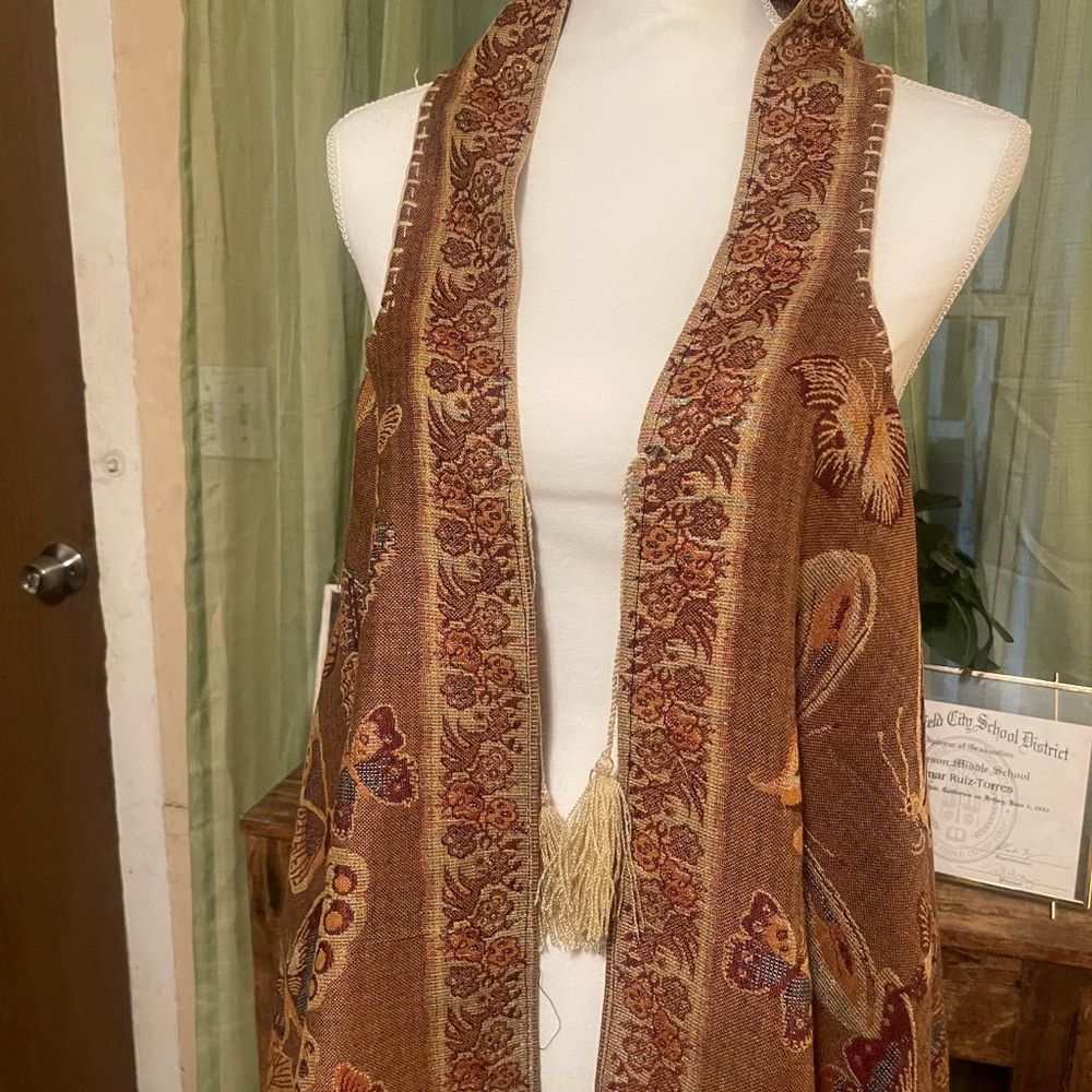 Bohemian Paisley Vest with Tassels